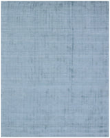 9' X 12' Denim Blue Hand Loomed Area Rug