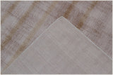 9' X 12' Camel Striped Hand Loomed Area Rug