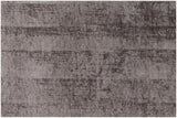 9' X 12' Dark Brown Hand Loomed Area Rug