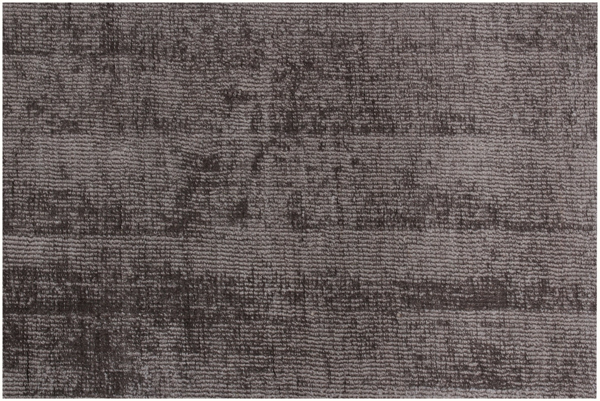 9' X 12' Dark Brown Hand Loomed Area Rug