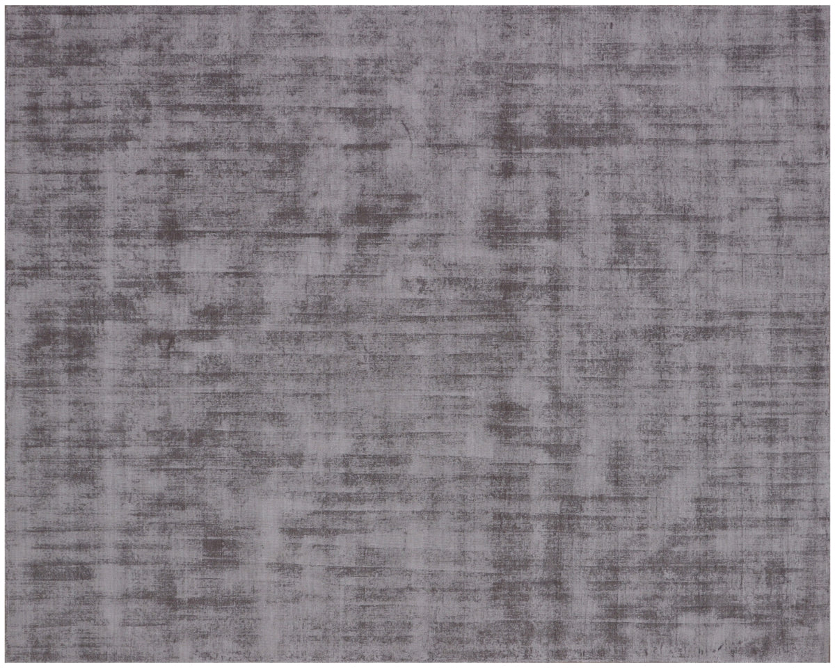 9' X 12' Dark Brown Hand Loomed Area Rug