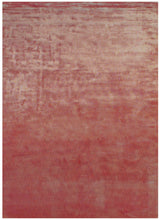 8' X 10' Red Chevron Hand Woven Area Rug
