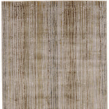 10' X 13' Brown and Tan Striped Power Loom Area Rug