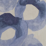 12' X 15' Blue and Ivory Abstract Hand Tufted Area Rug