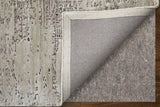 5' X 8' Brown Black and Tan Abstract Hand Tufted Area Rug