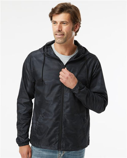 Men's Lightweight Windbreaker Full-Zip Jacket - 5996