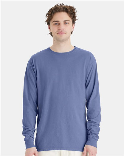 Unisex Garment-Dyed Long Sleeve T-Shirt - 6257