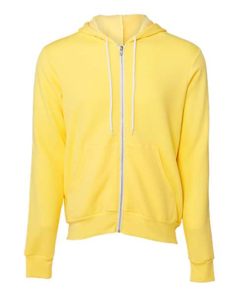 Unisex Sponge Fleece Full-Zip Hoodie Sweatshirt - 2769