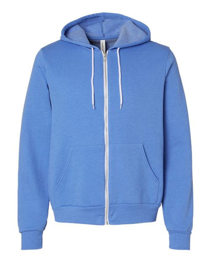 Unisex Sponge Fleece Full-Zip Hoodie Sweatshirt - 2769