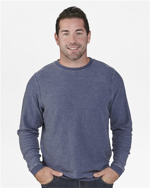 Unisex Corded Crewneck Sweatshirt - 7567