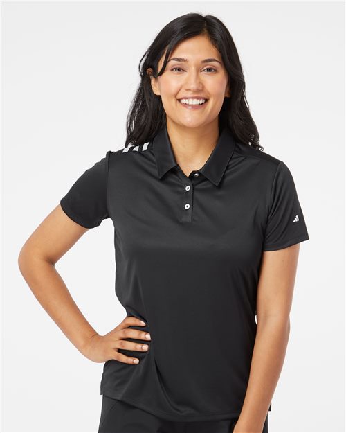 Women's 3-Stripes Shoulder Polo - 7692