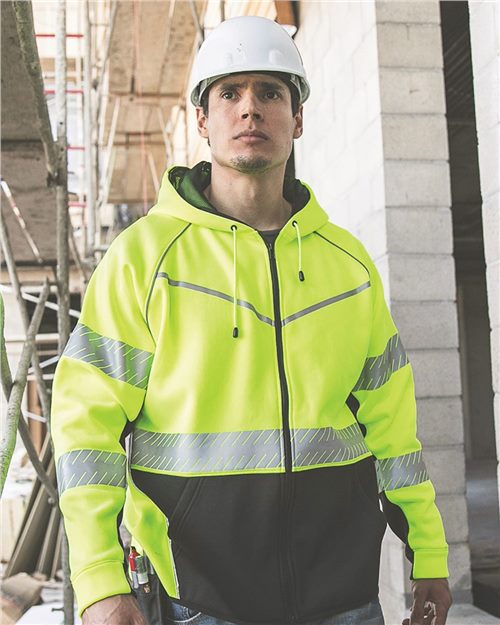 Unisex Premium Black Series® Full-Zip Hooded Sweatshirt - 7835