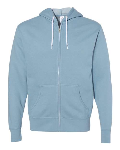 Unisex Lightweight Full-Zip Hooded Sweatshirt - 1616