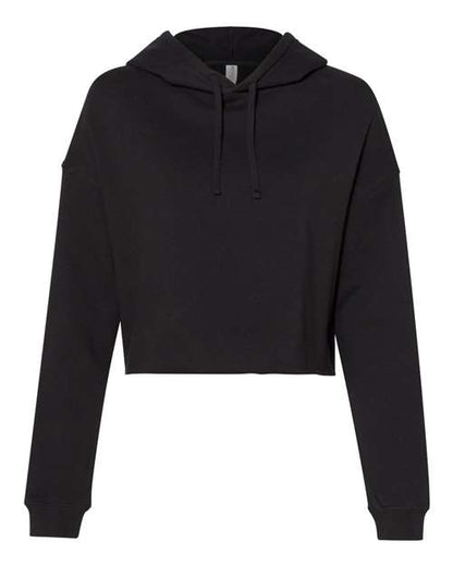 Women’s Lightweight Crop Hooded Sweatshirt - 7788