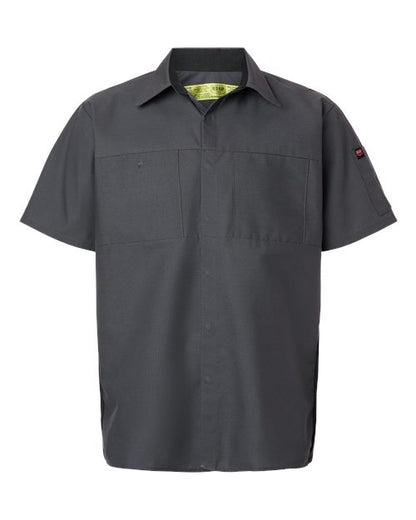 Men's Performance Plus Short Sleeve Shirt With Oilblok Technology - 7459