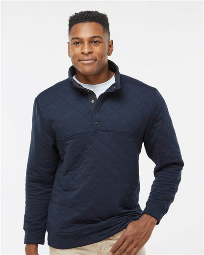 Men's Quilted Half-Snap Pullover - 8095