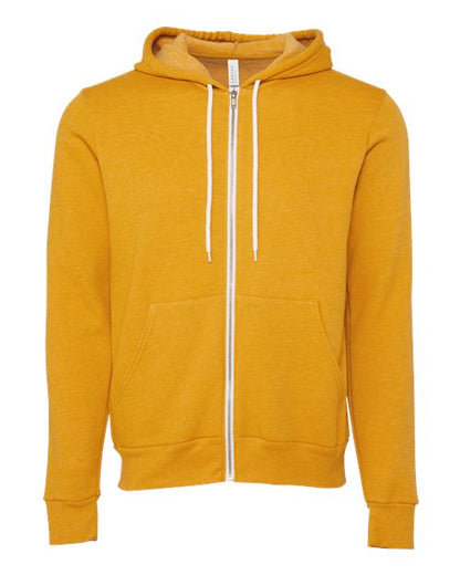 Unisex Sponge Fleece Full-Zip Hoodie Sweatshirt - 2769