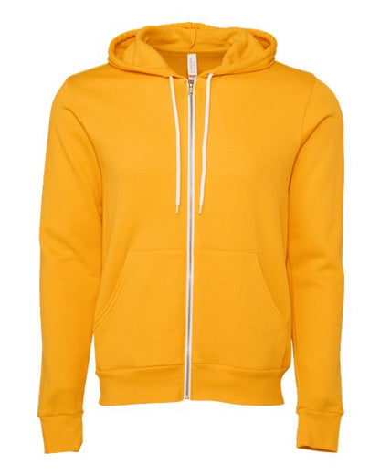 Unisex Sponge Fleece Full-Zip Hoodie Sweatshirt - 2769
