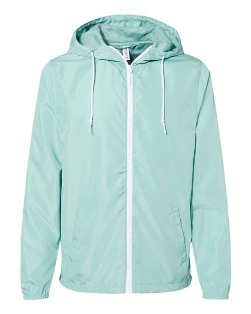 Men's Lightweight Windbreaker Full-Zip Jacket - 5996
