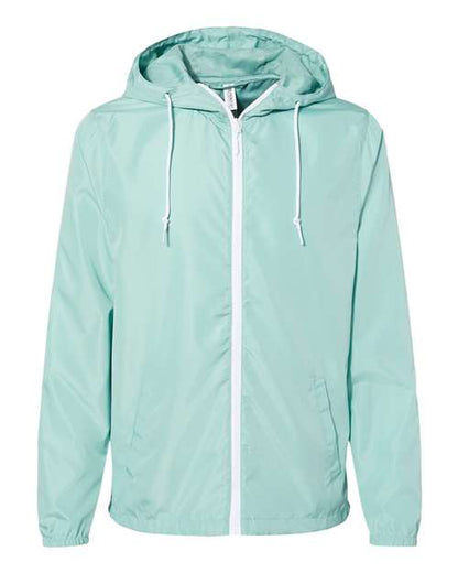 Men's Lightweight Windbreaker Full-Zip Jacket - 5996