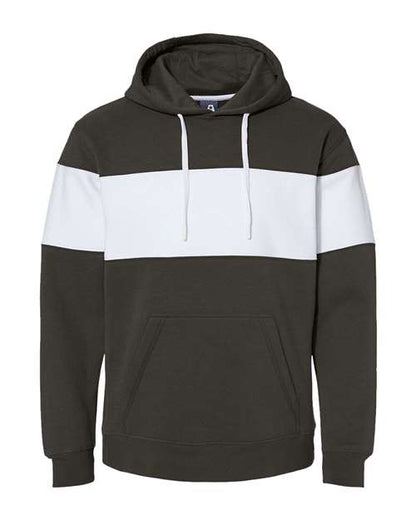Men's Varsity Fleece Colorblocked Hooded Sweatshirt - 9115