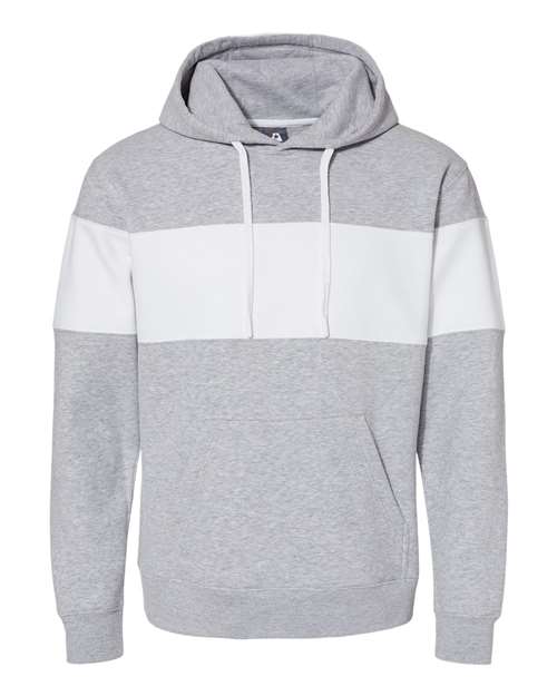 Men's Varsity Fleece Colorblocked Hooded Sweatshirt - 9115