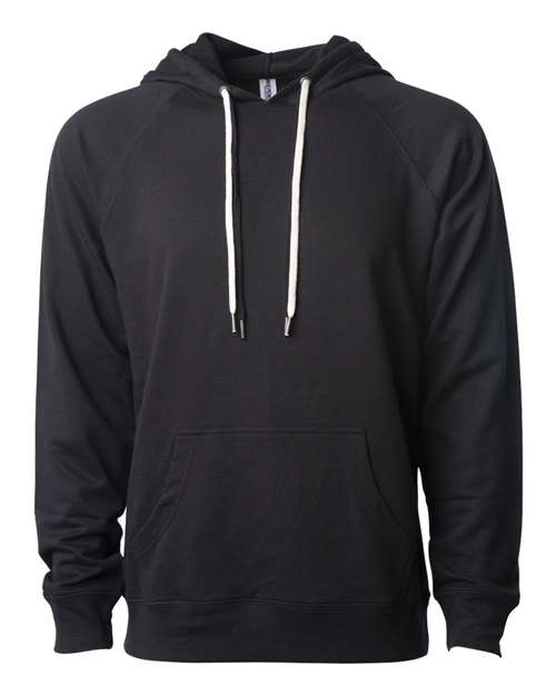 Unisex Icon Lightweight Loopback Terry Hooded Sweatshirt - 9126