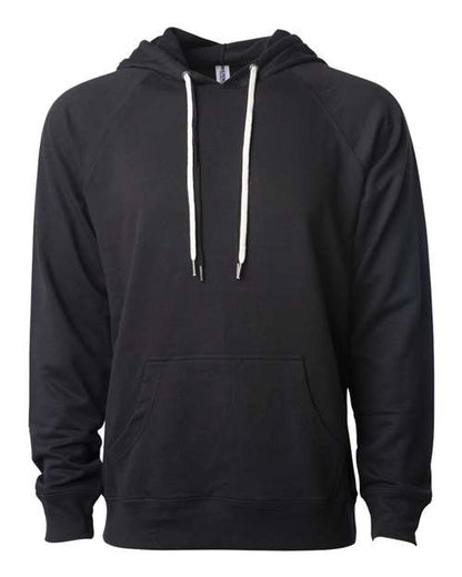 Unisex Icon Lightweight Loopback Terry Hooded Sweatshirt - 9126
