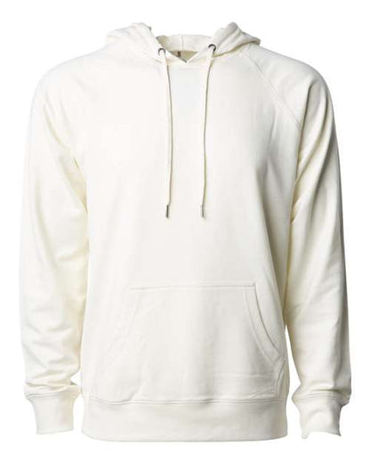 Unisex Icon Lightweight Loopback Terry Hooded Sweatshirt - 9126