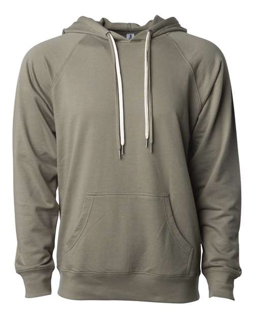 Unisex Icon Lightweight Loopback Terry Hooded Sweatshirt - 9126