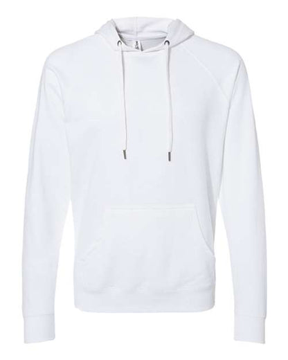 Unisex Icon Lightweight Loopback Terry Hooded Sweatshirt - 9126