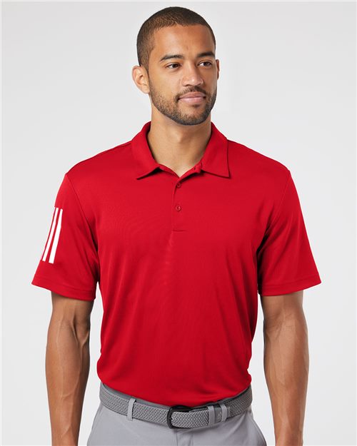Men's Floating 3-Stripes Polo - 9159
