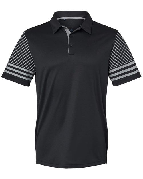Men's Striped Sleeve Polo - 9161