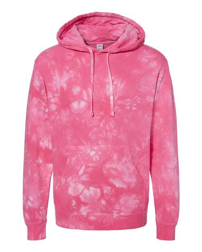Unisex Midweight Tie-Dyed Hooded Sweatshirt - 9795