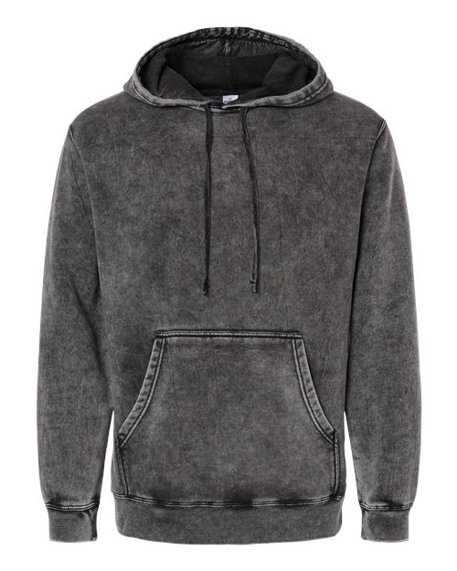 Unisex Midweight Mineral Wash Hooded Sweatshirt - 9808