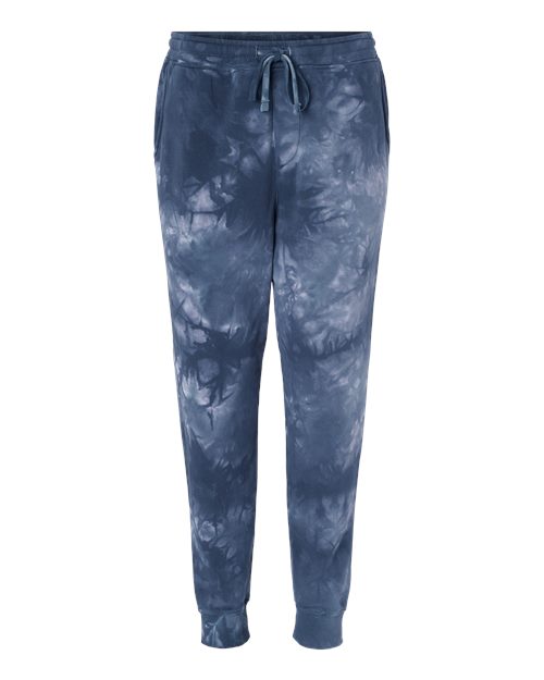 Unisex Tie-Dyed Fleece Sweatpants - 9829