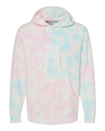 Unisex Midweight Tie-Dyed Hooded Sweatshirt - 9795