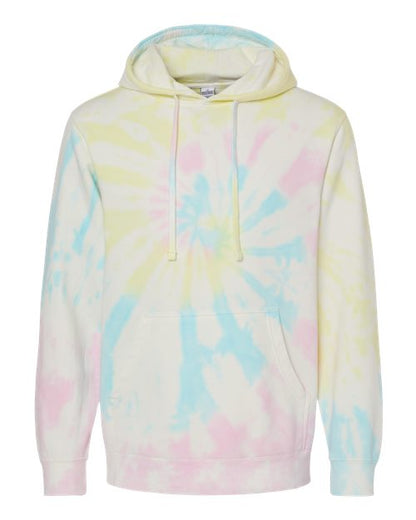 Unisex Midweight Tie-Dyed Hooded Sweatshirt - 9795