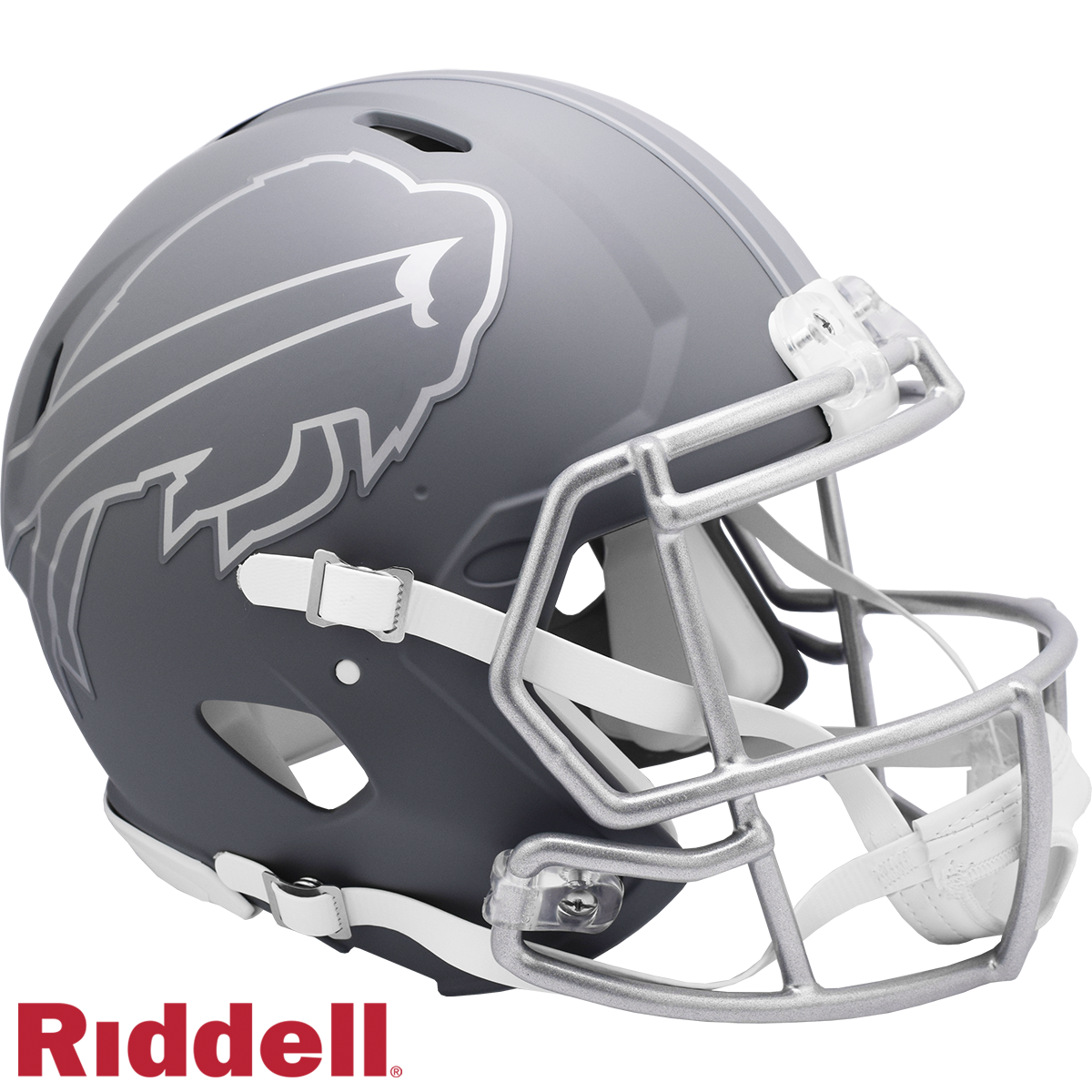 Buffalo Bills Helmet Riddell Authentic Full Size Speed Style Slate Alternate