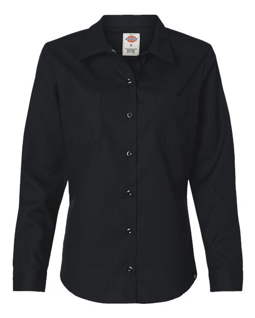 Women's Long Sleeve Industrial Work Shirt - 10157