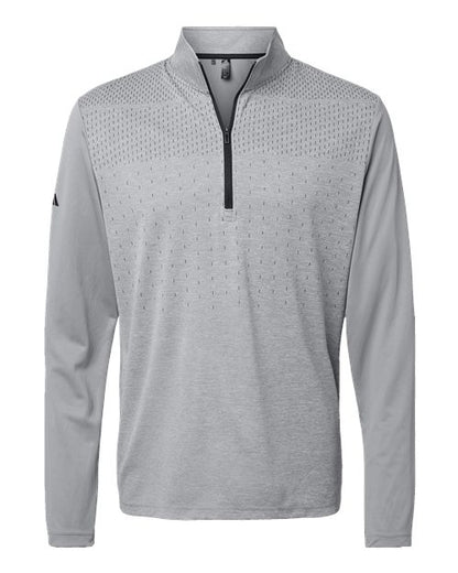 Men's Ultimate365 Heather Block Print Quarter-Zip Pullover - 10209