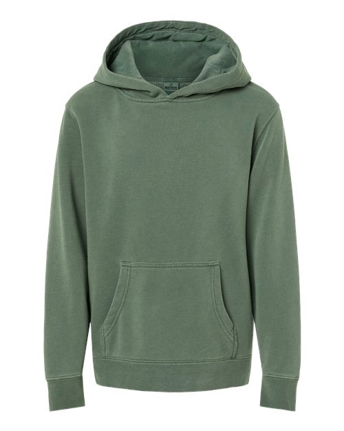 Youth Midweight Pigment-Dyed Hooded Sweatshirt - 10325