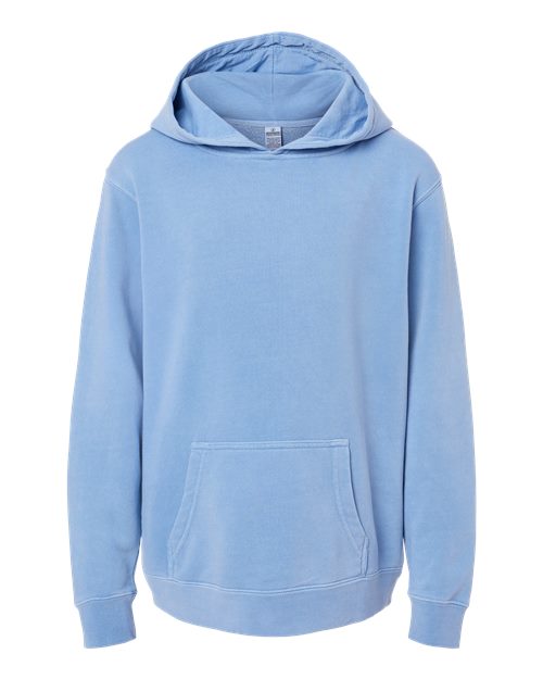 Youth Midweight Pigment-Dyed Hooded Sweatshirt - 10325