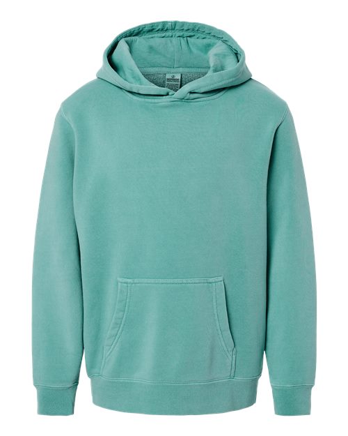 Youth Midweight Pigment-Dyed Hooded Sweatshirt - 10325