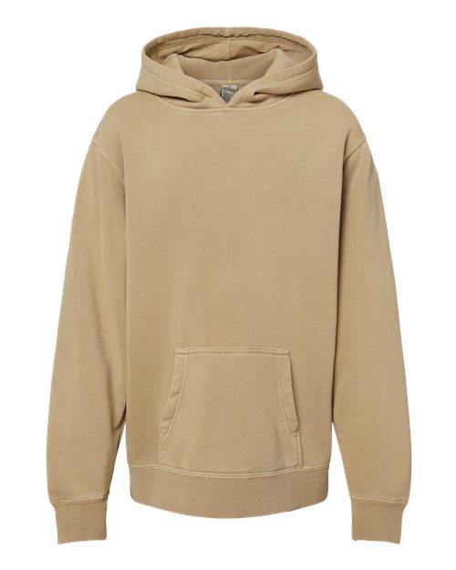 Youth Midweight Pigment-Dyed Hooded Sweatshirt - 10325