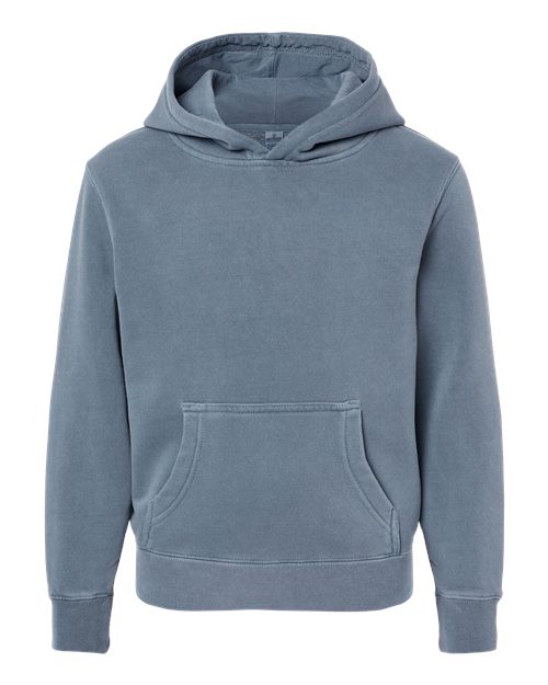 Youth Midweight Pigment-Dyed Hooded Sweatshirt - 10325