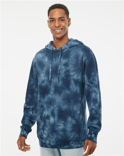 Unisex Midweight Tie-Dyed Hooded Sweatshirt - 9795