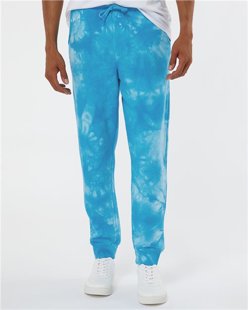 Unisex Tie-Dyed Fleece Sweatpants - 9829