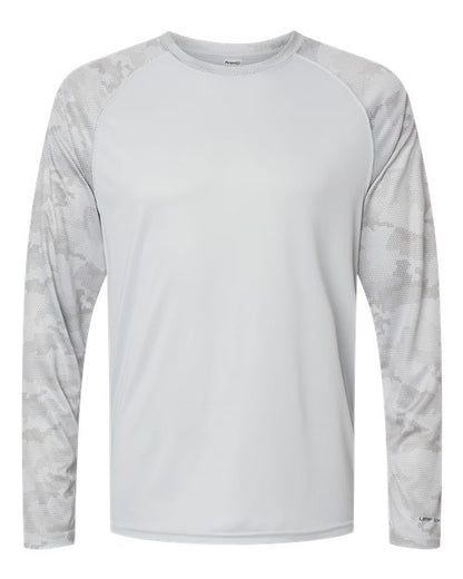 Unisex Cayman Performance Camo Colorblocked Long Sleeve T-Shirt - 10524