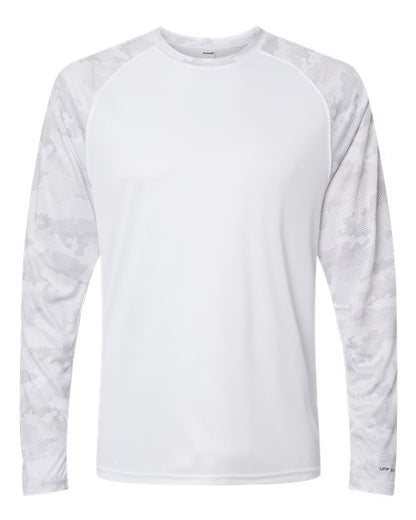 Unisex Cayman Performance Camo Colorblocked Long Sleeve T-Shirt - 10524